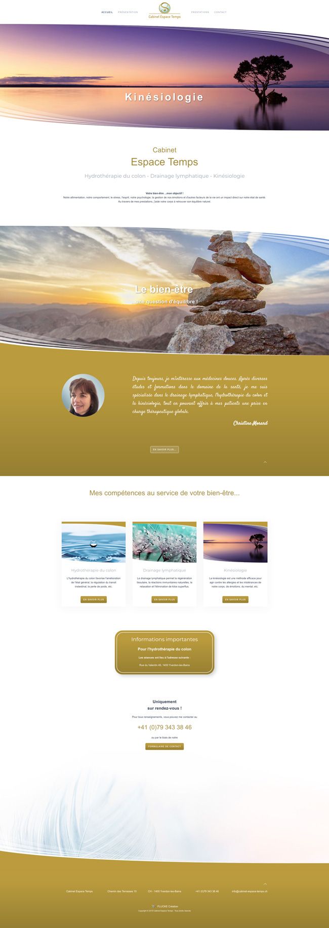 Site Internet - Cabinet Espace Temps