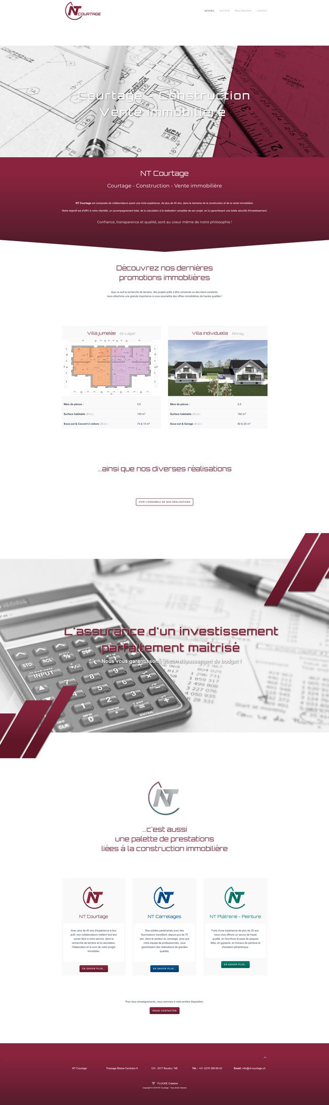 Site Internet - NT Courtage