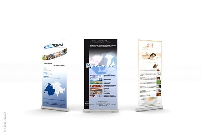 Publicité - Rollup Banner ReForm, CPI / WIZ, China Clinic