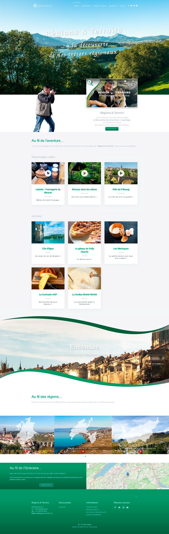Site Internet - Régions & Terroirs