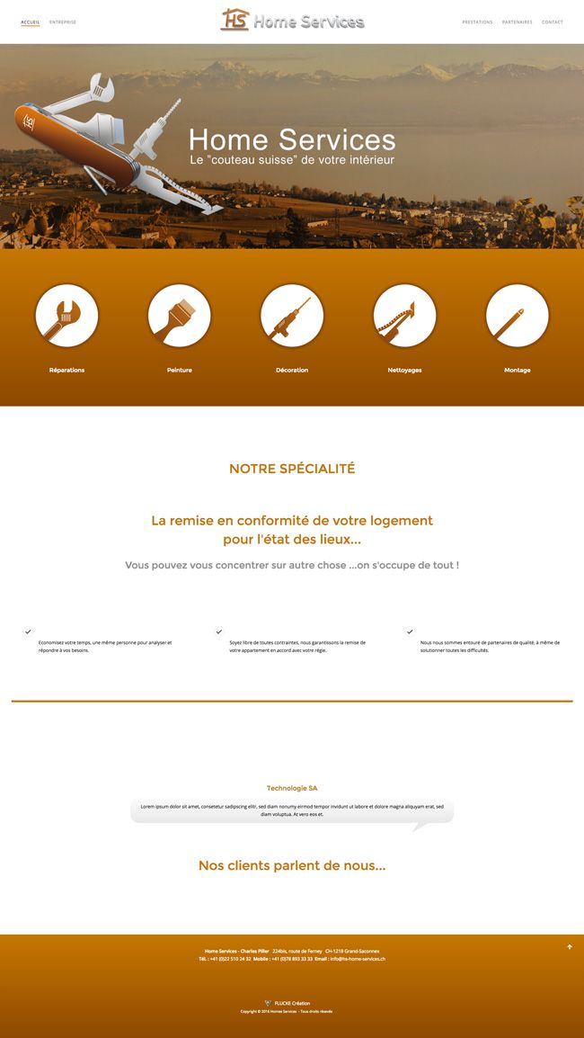 Site Internet - Home Services