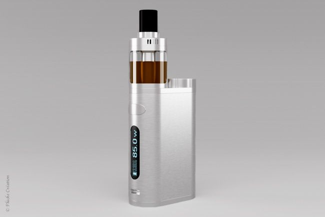 Work in progress - Modélisation 3D d'une boxe de vape