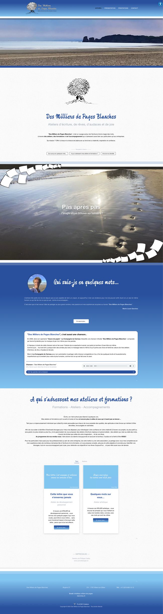 Site Internet - Des Milliers de Pages Blanches