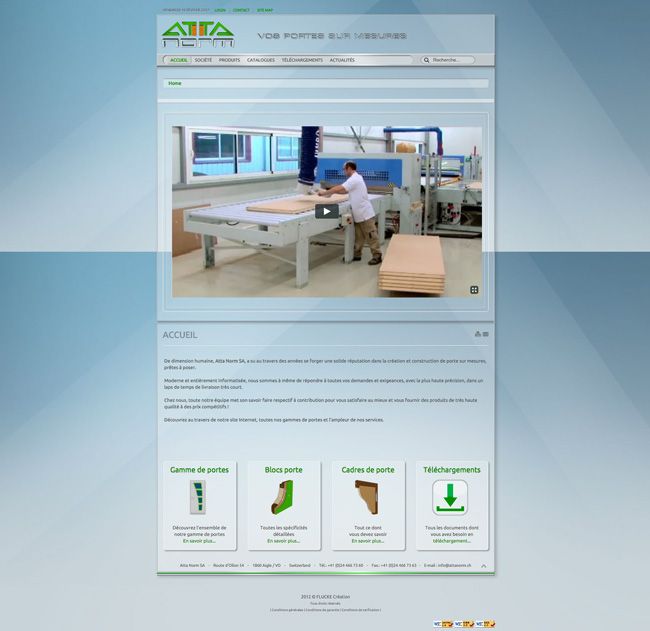 Site Internet - ATTA Norm SA