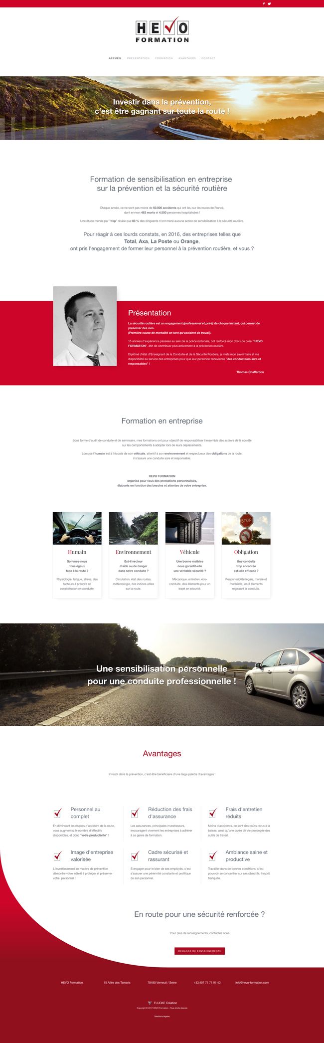 Site Internet - HEVO Formation