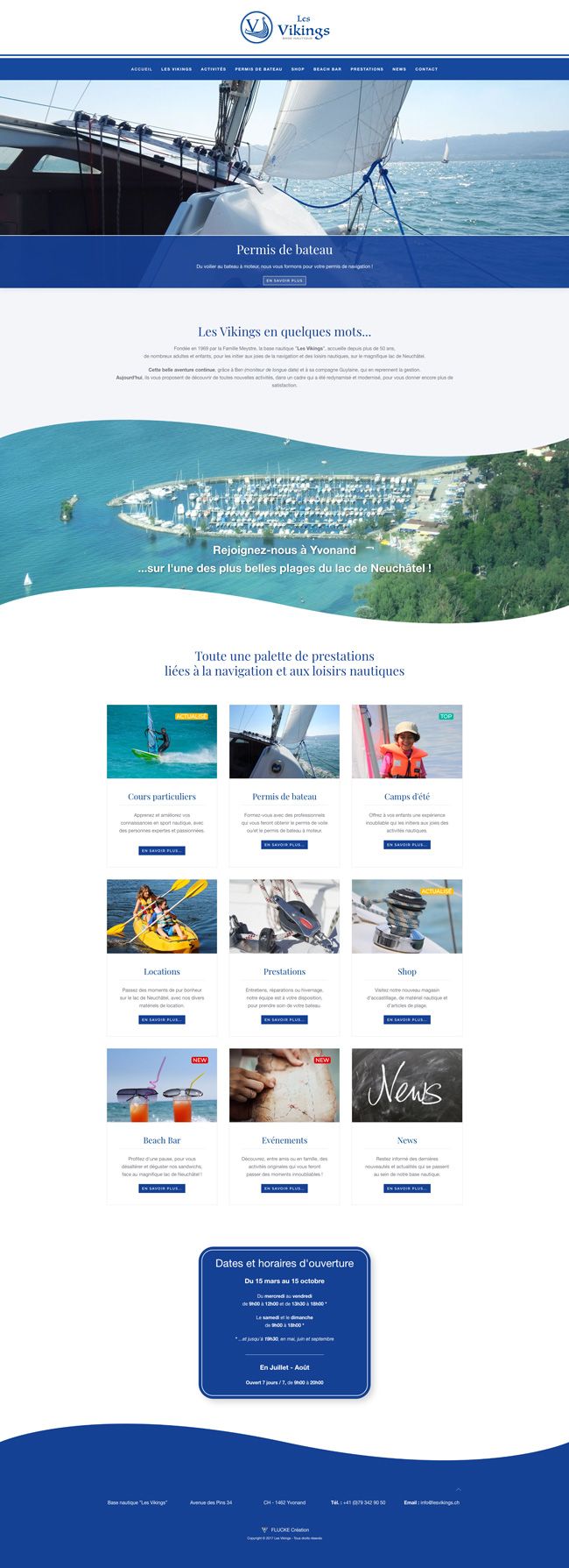 Site Internet - Les Vikings